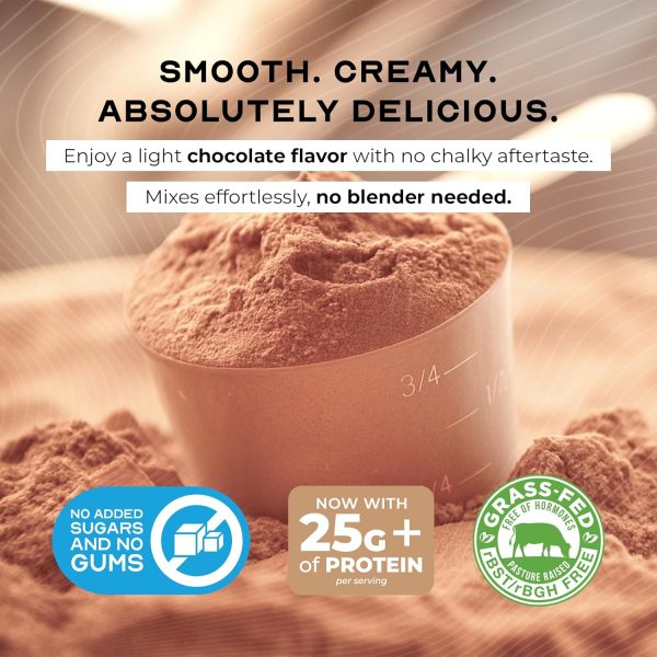 Grass Fed Whey Protein Isolate Low Carb Stevia Sweetened-6