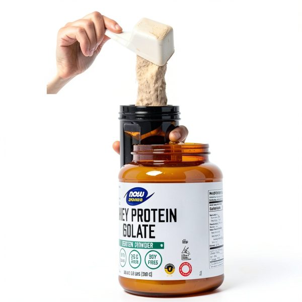 NOW Sports Whey Protein Isolate Unflavored 25g Protein-7