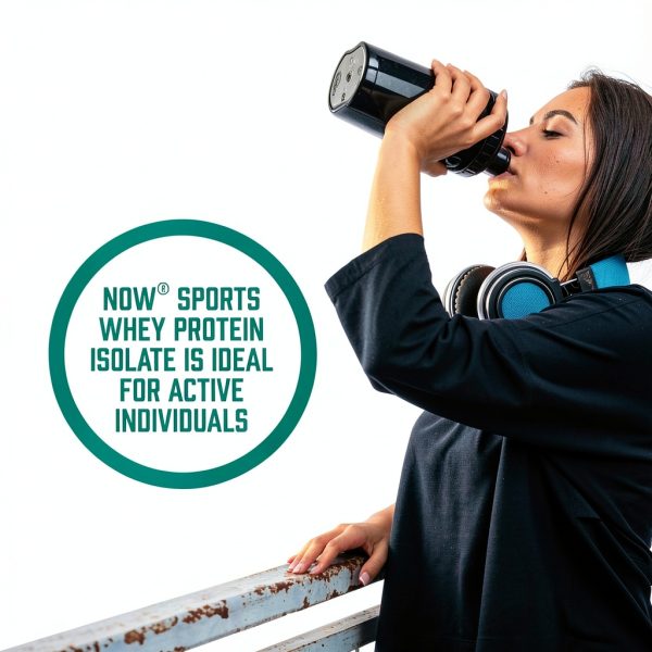 NOW Sports Whey Protein Isolate Unflavored 25g Protein-6