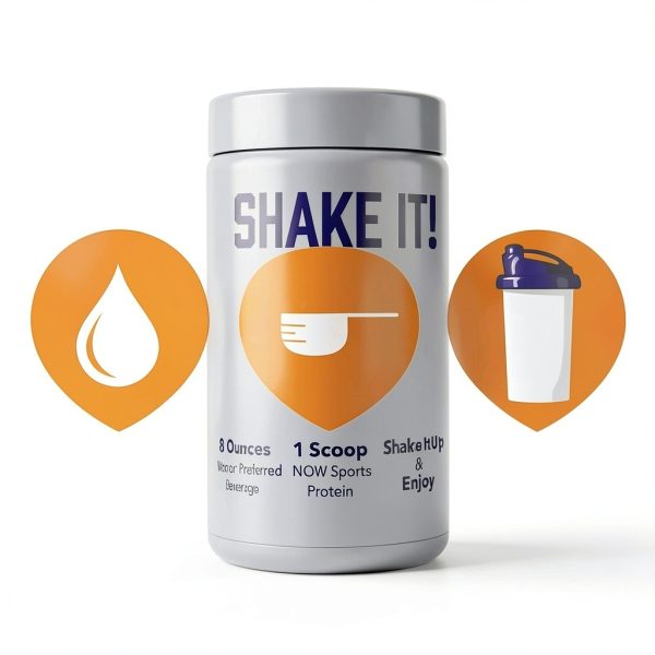 NOW Sports Whey Protein Isolate Unflavored Powder 25g-4