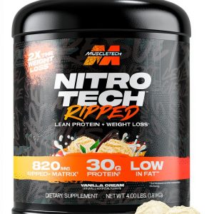 MuscleTech Nitro-Tech Ripped Protein Powder for Lean Muscle-0