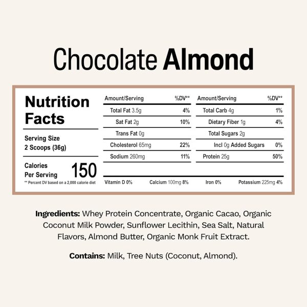 Pavo Whey Protein Chocolate Almond Low Calorie Supplement-1