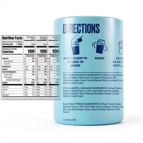 SEEQ Clear Whey Isolate Protein Powder Variety Pack-1