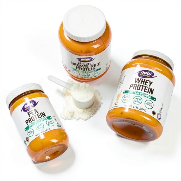 NOW Sports Whey Protein Isolate Unflavored 25g Protein-5