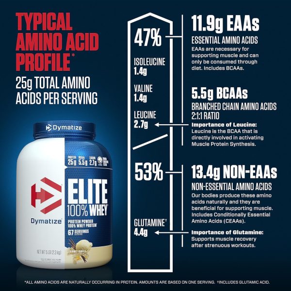 Dymatize Elite Whey Protein Powder Muscle Building-6
