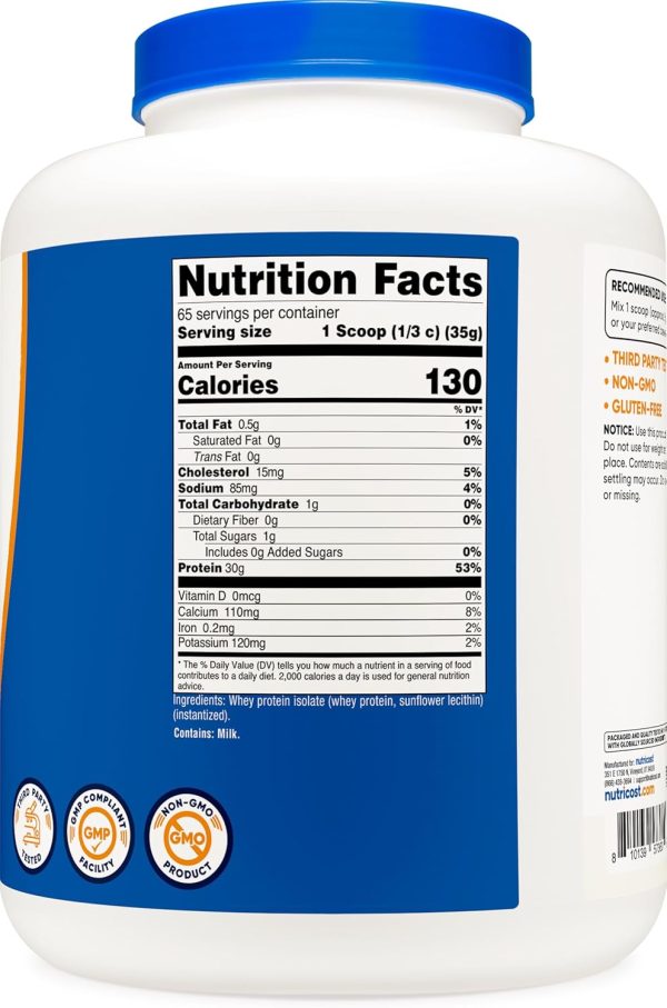 Isopure Protein Powder Unflavored Whey Isolate Gluten Free-4