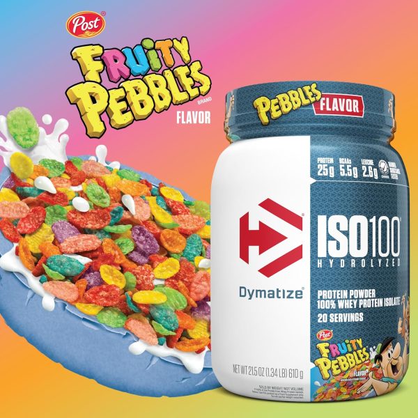 Dymatize ISO100 Protein Powder Fruity Pebbles 25g Protein-2