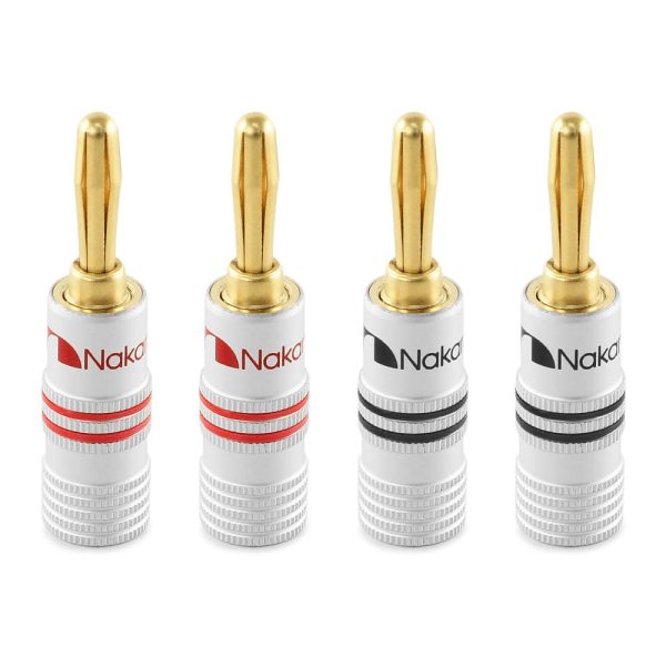 Nakamichi Banana Plugs Speaker Wire Connectors-0