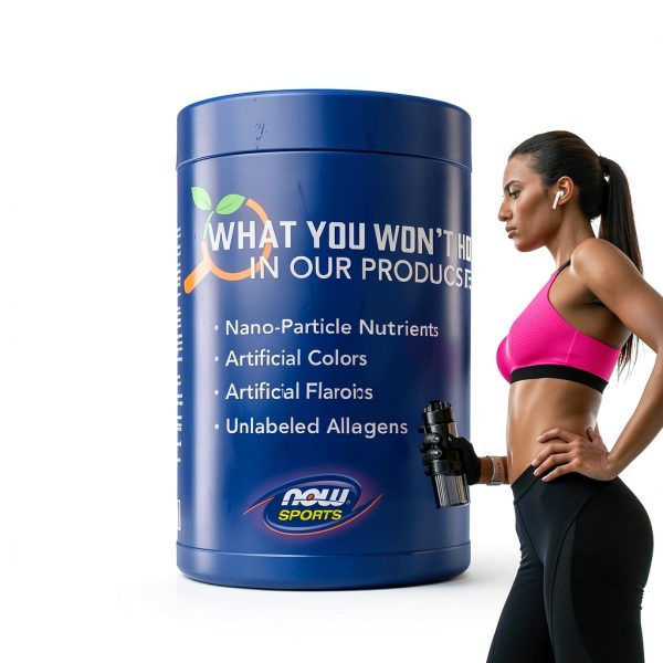 NOW Sports Whey Protein Isolate Unflavored Powder 25g-5