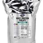 NOW Sports Whey Protein Isolate Unflavored 25g Protein-0