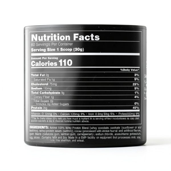 Animal Whey Protein 20g per Scoop – Vanilla 4lb-1
