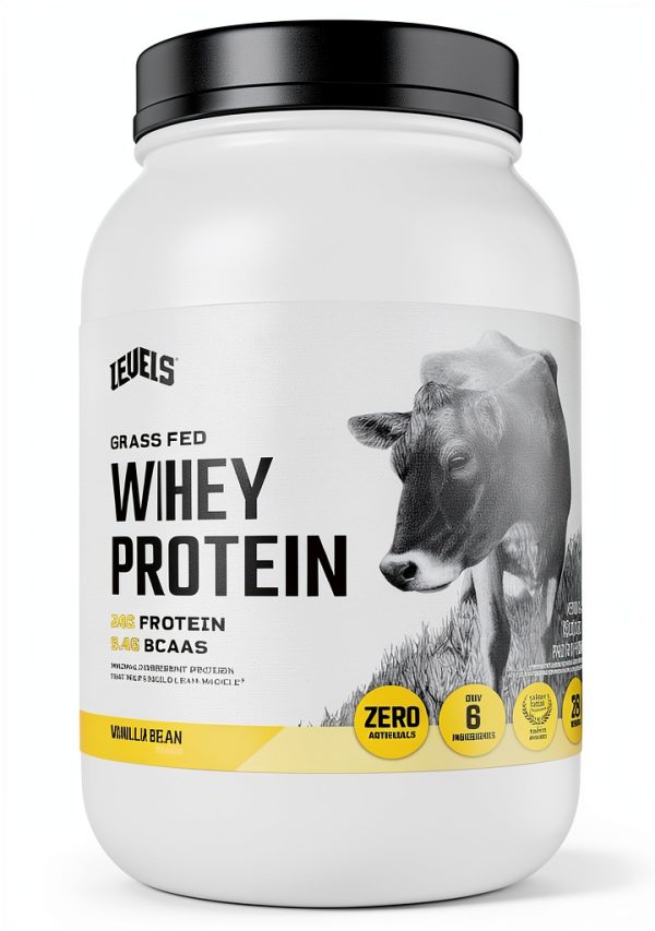 Levels Whey Protein Vanilla Bean 24g Powder-0