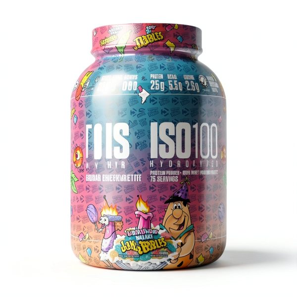Dymatize ISO100 Birthday Cake Protein Powder-1