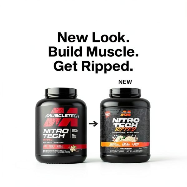MuscleTech Nitro-Tech Ripped Protein Powder for Lean Muscle-1