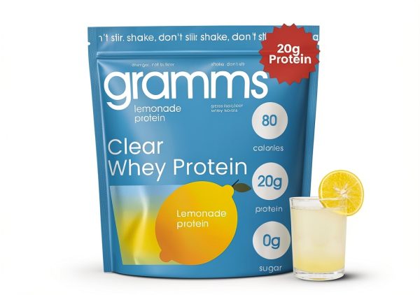 Gramms Clear Protein Powder Women Men 20g Protein 80-0
