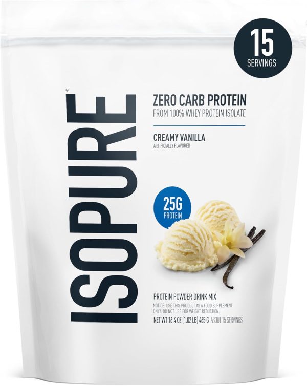 Isopure Creamy Vanilla Whey Protein Powder-0