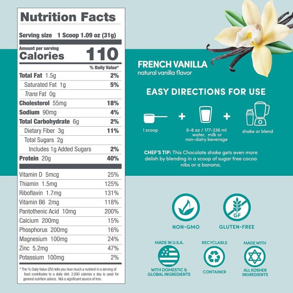 Premier Protein Powder Natural Protein Gluten Free Kosher-5