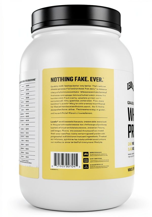 Levels Whey Protein Vanilla Bean 24g Powder-7