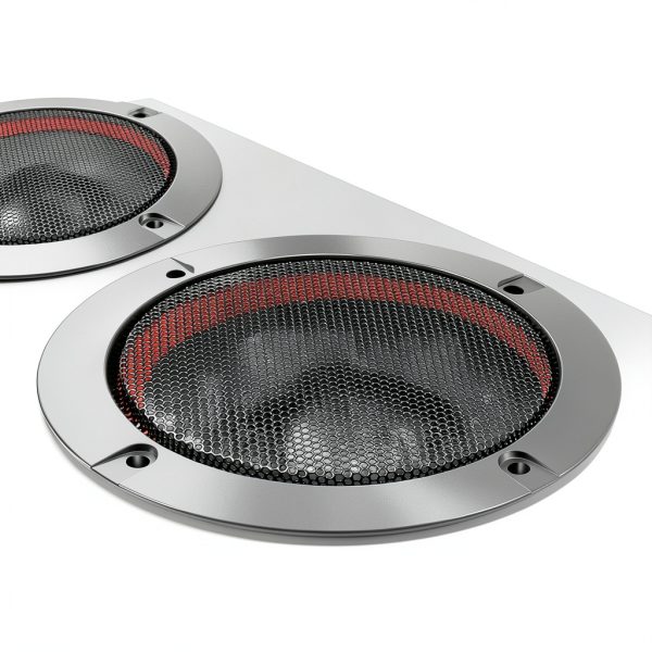 Facmogu 4 Inch Black Metal Speaker Grill-4
