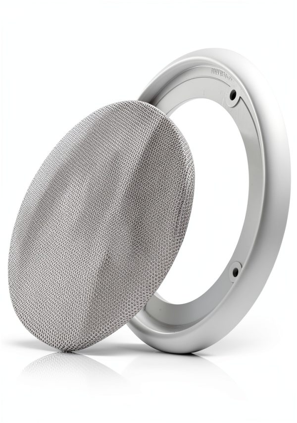 Speaker Grill facmogu White Aluminum Mesh Cover-4