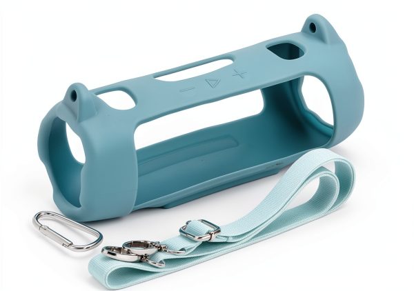 Peyyargo Silicone Speaker Case EVA Design Teal-1
