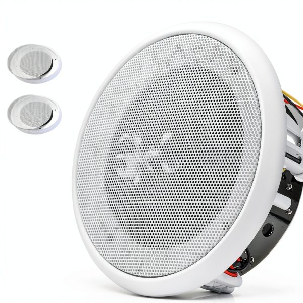 Facmogu White Aluminum Speaker Grill Ceiling Cover-3