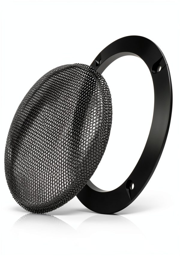 Facmogu 4 Inch Black Metal Speaker Grill-5