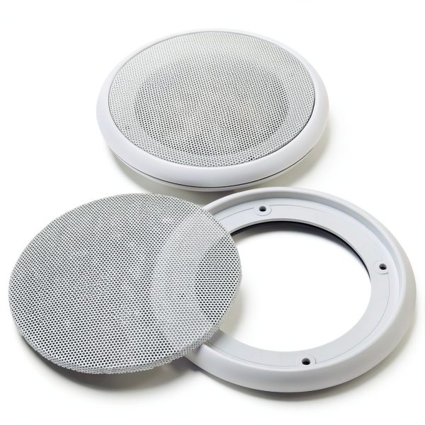 Facmogu White Aluminum Speaker Grill Ceiling Cover-5