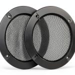 Facmogu 4 Inch Black Metal Speaker Grill-0
