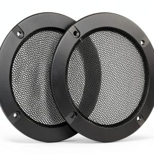 Facmogu 4 Inch Black Metal Speaker Grill-0