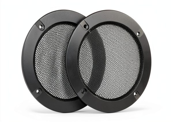 Facmogu 4 Inch Black Metal Speaker Grill-0