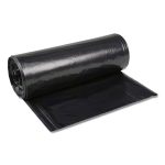Boardwalk 523 Super Extra-Heavy Repro Can Liner, 38x58, 1.6 Mil, 60gal, Blk, 10 Bags per Roll (Case of 10 Rolls)-0