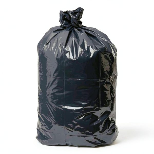 Earthsense Commercial RNW4050 Can Liner 33x39, 31-33 Gal, 1.25 mil, Black, (Case of 100)-1