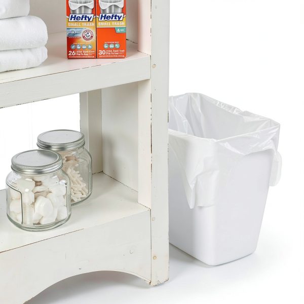 Hefty Small Garbage Bags 4 Gallon Flap Tie Clean Burst Scent 26 Count-4