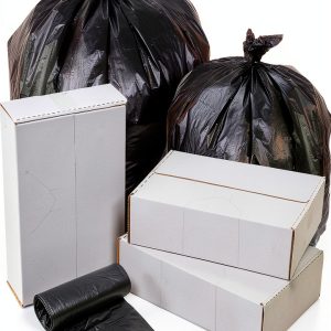 Highmark High Density Can Liners 56 Gallon Black 43x48 Box of 150-0