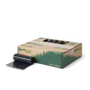 Earthsense Commercial RNW3310 Can Liner, 16 gal, .85 mil, 24" x 33", Black (Pack of 500)-0