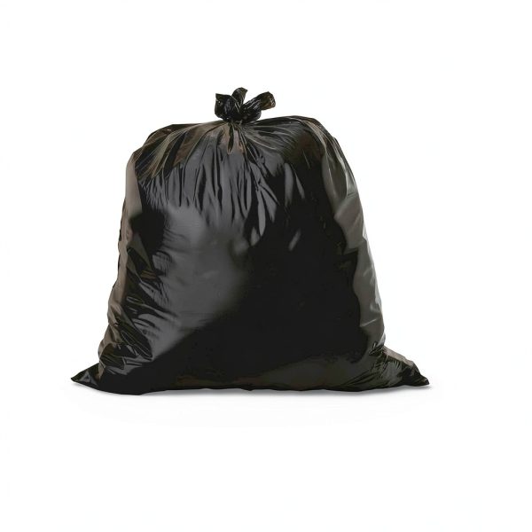 Heavy Duty Can Liner Genuine Joe GJO01535 Black Puncture Resistant-9