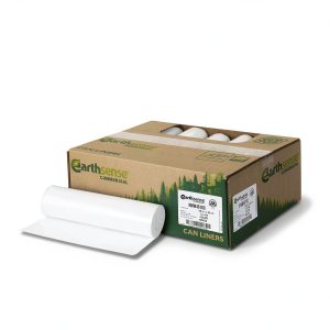 Earthsense Commercial Can Liner 15mil Clear 100pk-0